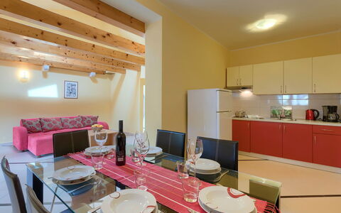 Ljiljana: Property, Table, Furniture, Building, Countertop, Cabinetry, Kitchen, Tap, Interior Design, Chair