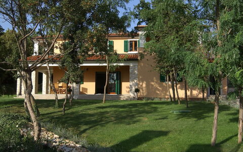Ana: House, Property, Home, Estate, Building, Real Estate, Yard, Backyard, Residential Area, Lawn