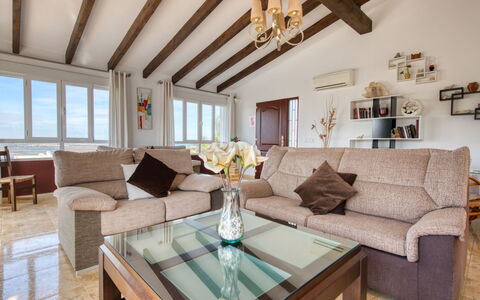 Isabel: Living Room, Room, Property, Furniture, Interior Design, Ceiling, Building, Table, Coffee Table, House