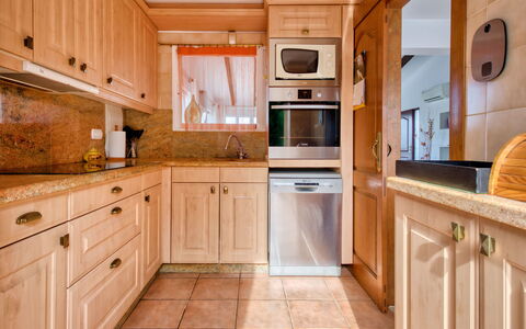 Isabel: Brown, Countertop, Cabinetry, Property, Furniture, Kitchen Appliance, Kitchen, Wood, Kitchen Stove, Interior Design