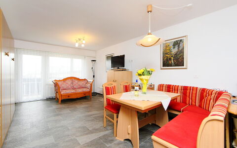 Zermatt 30: Room, Property, Furniture, Interior Design, Building, Floor, Yellow, Real Estate, House, Table
