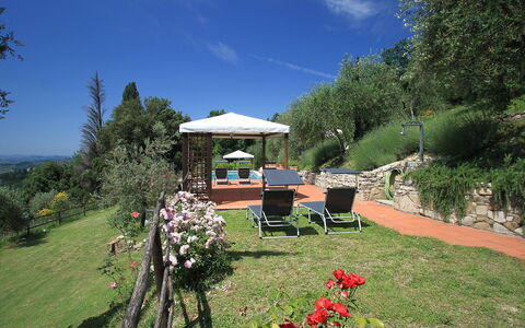 Villa Monteloro: Property, Real Estate, Garden, House, Botany, Spring, Land Lot, Tree, Hill Station, Rural Area