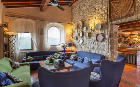 Villa Monteloro: Property, Room, Building, Interior Design, Furniture, Living Room, Real Estate, Dining Room, Table, Estate