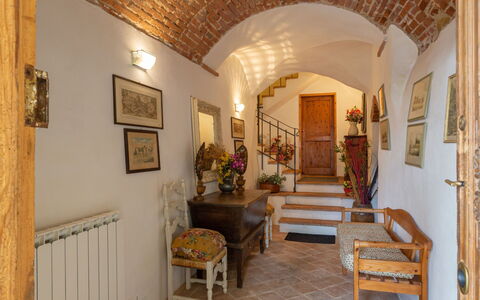 Villa Monteloro: Property, Building, Room, Ceiling, Interior Design, House, Arch, Furniture, Architecture, Hacienda