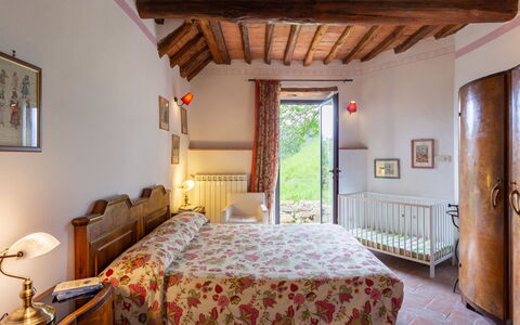 Villa Monteloro: Bedroom, Room, Bed, Property, Furniture, Bed Sheet, Ceiling, Building, Interior Design, Bed Frame