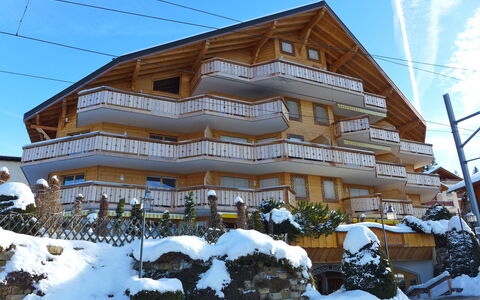 Villars 785: Sky, Building, Property, Snow, Window, House, Slope, Urban Design, Condominium, Neighbourhood