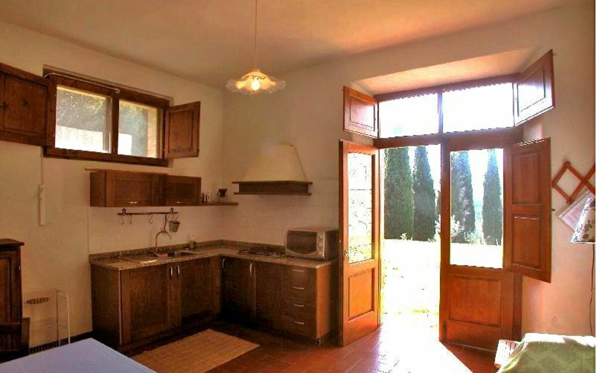 kitchen and view
