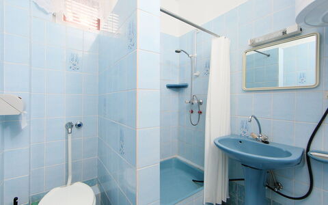 Daisy 1: Bathroom, Property, Room, Plumbing Fixture, Architecture, Interior Design, Building, Real Estate, Tile, House