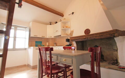 Marina di Andora 400: Room, Property, Building, House, Furniture, Interior Design, Ceiling, Floor, Table, Loft