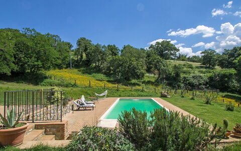 Casalini: Property, Natural Landscape, Swimming Pool, Grass, Real Estate, Sky, Estate, Wilderness, Nature Reserve, House