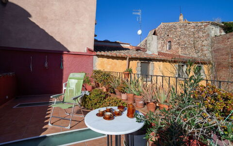Sant Joan: Sky, Plant, Property, Flowerpot, Chair, Building, Outdoor Furniture, Neighbourhood, Landscape, Table