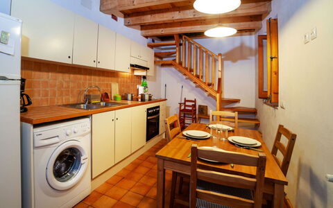 Sant Joan: Cabinetry, Property, Furniture, Table, Kitchen, Wood, Interior Design, Kitchen Appliance, Architecture, Kitchen Stove