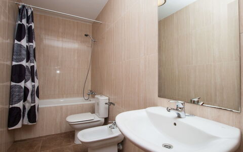 Gaudí: Bathroom, Property, Room, Tile, Wall, Bathroom Sink, Tap, Interior Design, Plumbing Fixture, Real Estate