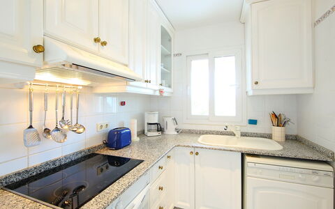 B&B: Property, Room, Kitchen, Countertop, Furniture, Cabinetry, Interior Design, Building, House, Real Estate