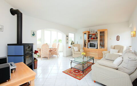 B&B: Living Room, Room, Furniture, Property, Interior Design, Building, House, Floor, Real Estate, Table