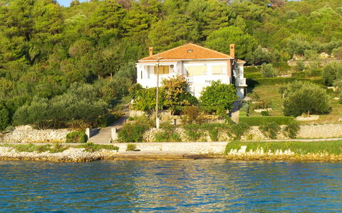 Agneza: Nature, House, Water, Property, Home, Cottage, Lake, Tree, Shore, Bank