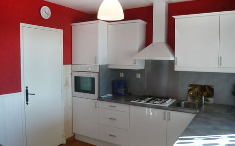Roumagnac: Room, Kitchen, Cabinetry, Furniture, Countertop, Property, Interior Design, Cupboard, Kitchen Stove, Building
