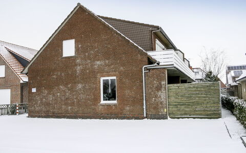 Achtern Diek 24: House, Home, Property, Snow, Winter, Residential Area, Roof, Building, Architecture, Real Estate