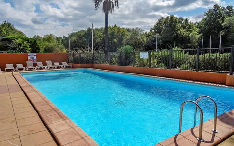 L'Annonciade: Swimming Pool, Outdoor Furniture, Resort, Composite Material, Shade, Eco Hotel, Hotel, Sunlounger, Chair