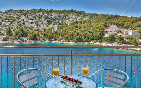 Villa Antonija: Water, Sky, Cloud, Property, Furniture, Chair, Plant, Table, Blue, Nature