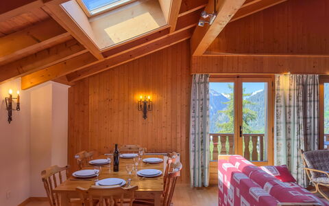 Verbier 390: Furniture, Property, Table, Chair, Window, Wood, Interior Design, Architecture, Floor, Wall