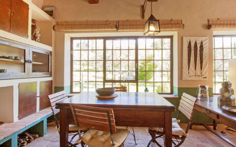 Nest: Room, Property, Furniture, Building, Interior Design, Dining Room, Table, House, Ceiling, Home