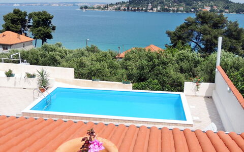 Zdenko 1: Property, Swimming Pool, Vacation, Azure, Building, House, Real Estate, Roof, Leisure, Villa