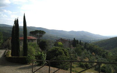 Villa Polvano Picchio 1 - the view of the valley