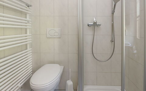 Chalet Nagano: Bathroom, Plumbing Fixture, Flooring, Interior Design, Floor, Toilet, Plumbing, Toilet Seat, Shower, Tap