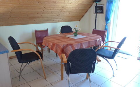 Villa Sorgenfrei: Room, Property, Table, Furniture, Chair, Floor, Interior Design, House, Building, Real Estate
