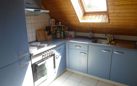 Villa Sorgenfrei: Room, Property, Kitchen, Building, House, Floor, Furniture, Countertop, Cabinetry, Architecture