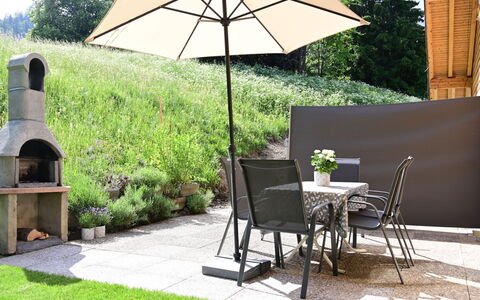 Paisible: Plant, Table, Property, Furniture, Nature, Tree, Botany, Shade, Outdoor Furniture, Outdoor Table
