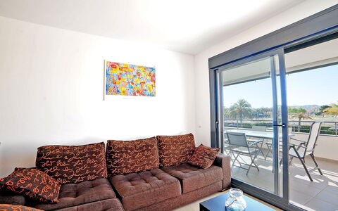 Isleta Marina: Room, Furniture, Living Room, Property, Interior Design, Ceiling, Building, Floor, Yellow, Real Estate