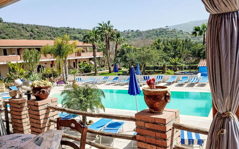 Capo Vaticano 120: Resort, Swimming Pool, Outdoor Furniture, Eco Hotel, Sunlounger, Umbrella, Hacienda, Hotel, Shade, Vacation
