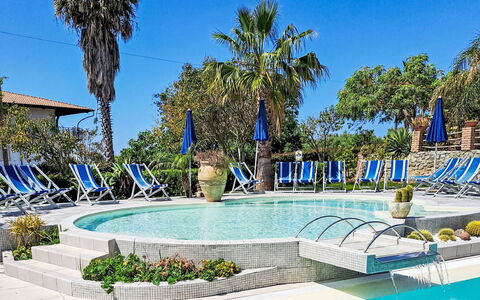 Capo Vaticano 120: Resort, Outdoor Furniture, Chair, Swimming Pool, Shade, Eco Hotel, Umbrella, Hotel, Sunlounger