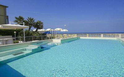 San Vincenzo 200: Water, Sky, Swimming Pool, Azure, Building, Plant, Shade, Composite Material, Rectangle