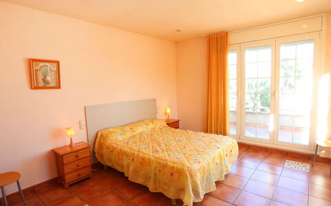 Villa Caleta: Bedroom, Room, Property, Bed, Furniture, Floor, Bed Sheet, Real Estate, Interior Design, Ceiling