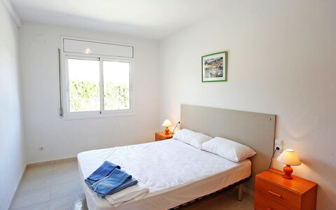 Villa Llobeta: Bedroom, Bed, Room, Furniture, Property, Bed Sheet, Mattress, Bed Frame, Bedding, Floor