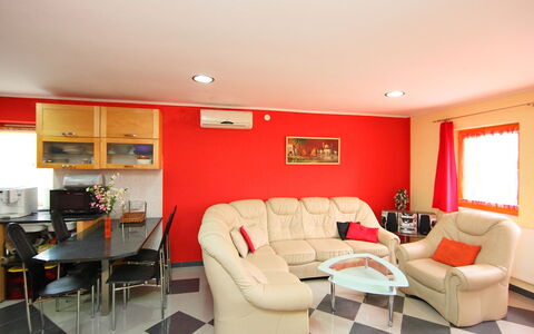Terracotta: Room, Property, Furniture, Living Room, Interior Design, Red, Floor, Building, Ceiling, Real Estate