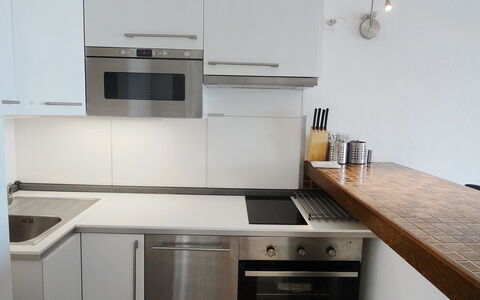 Cogolin 181: Countertop, Kitchen, Property, Room, Cabinetry, Furniture, Kitchen Stove, Major Appliance, Interior Design, Floor