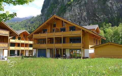 Staubbach: Plant, Mountain, Building, Window, Sky, Natural Landscape, Wood, Tree, House, Land Lot