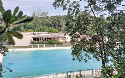 Six Fours la Coudoulière 210: Water, Tree, Swimming Pool, Composite Material, Resort, Shade, Thermae, Estate, Hacienda, Eco Hotel