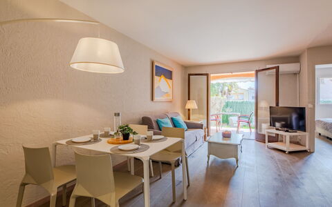 Clos Etienne: Interior Design, Apartment, Ceiling, Chair, Wood Stain, Kitchen & Dining Room Table, Hotel, Living Room, Resort