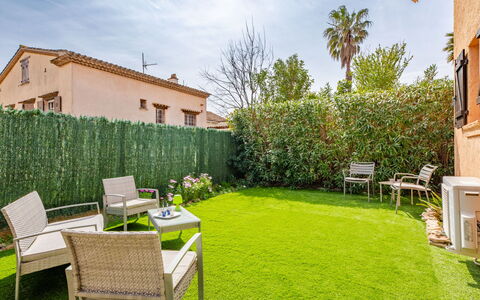 Clos Etienne: Grass, Garden, Shrub, Lawn, Land Lot, Backyard, Home, Groundcover, Landscaping, Yard