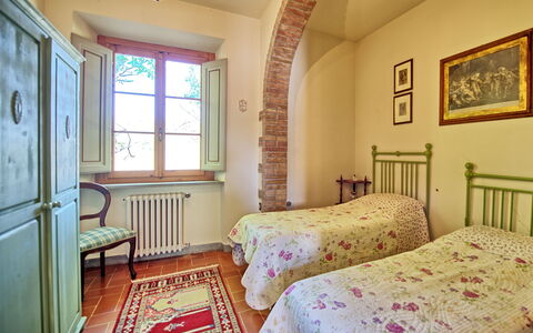 Casale Ambra: Bedroom, Room, Property, Furniture, Bed, Bed Sheet, Interior Design, Building, Bed Frame, Floor