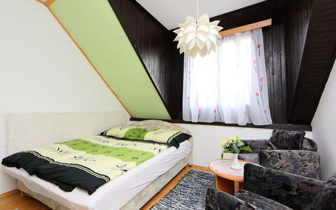Panorama: Bedroom, Room, Furniture, Bed, Property, Interior Design, Ceiling, Wall, Bed Sheet, Bed Frame