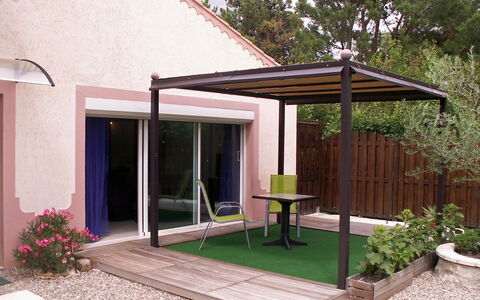 Haider: Property, Building, House, Roof, Shade, Pergola, Backyard, Porch, Patio, Pavilion