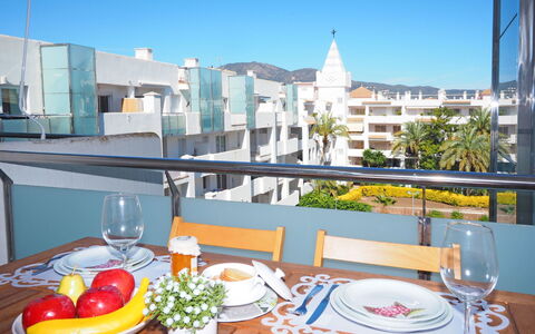 Royal Marine: Property, Room, Brunch, Building, Balcony, Real Estate, Interior Design, Restaurant, Table, House