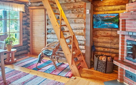 Alakitkajärvi, Takkusalmi: Wood, Snow, Cottage, Winter, Roof, Home, Freezing, Log Cabin, Siding, Slope