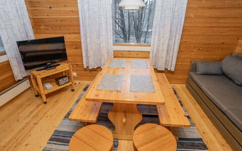 Viipusjärvi 10: Wood, Flooring, Floor, Interior Design, Wood Stain, Ceiling, Room, Hardwood, Wood Flooring, Plank